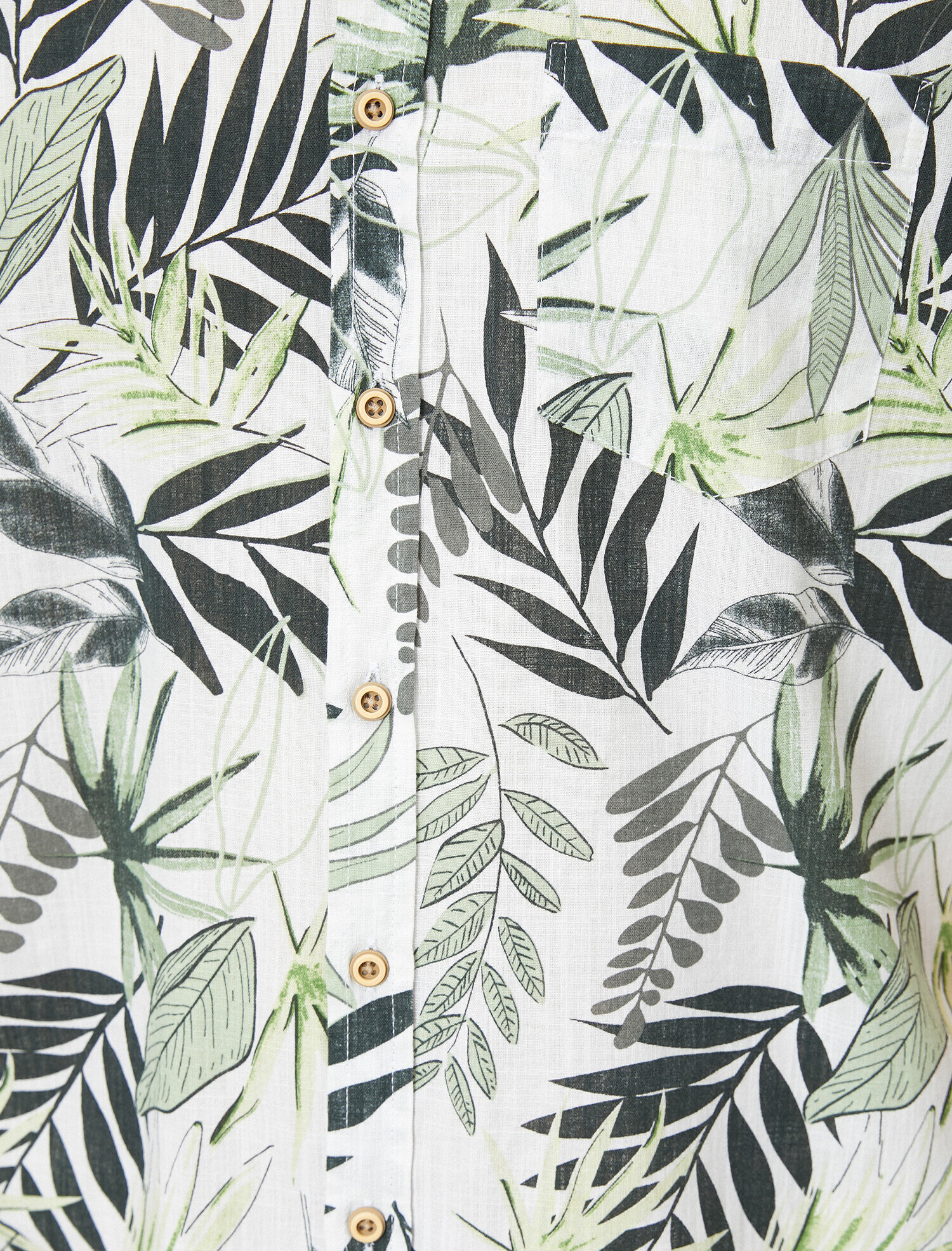   Kısa Kollu Desenli Gömlek