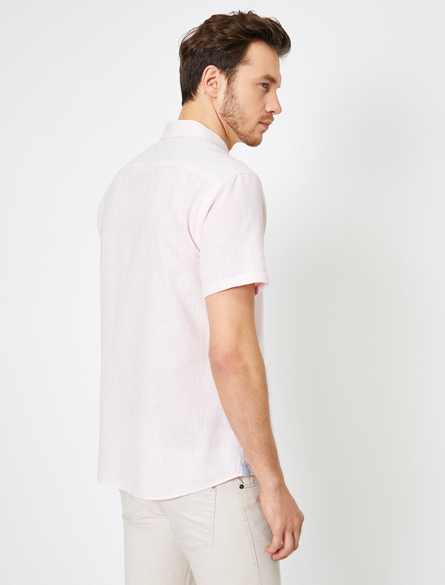   Tek Cepli Slim Fit Kısa Kollu Gömlek