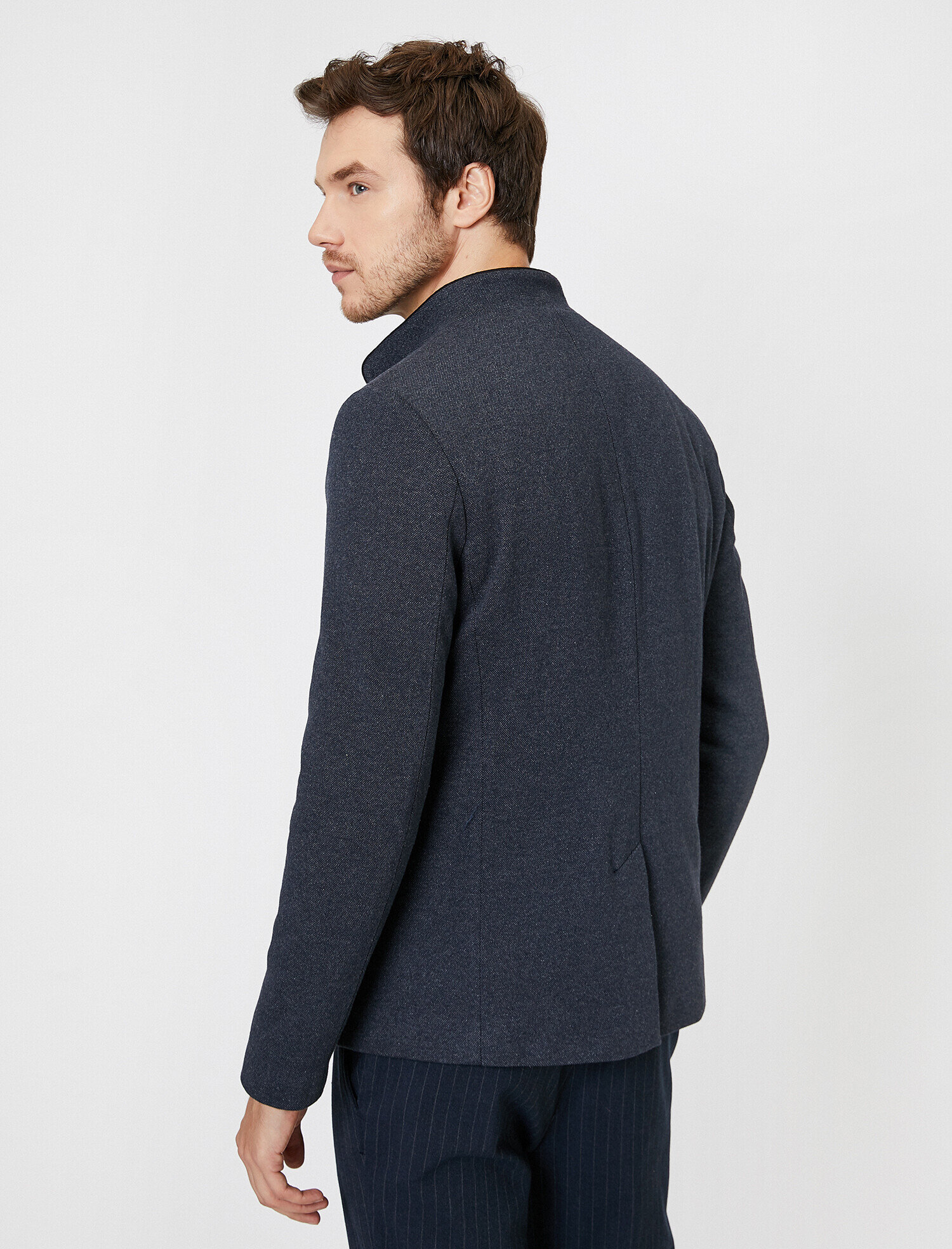 Fermuar Detaylı Ceket