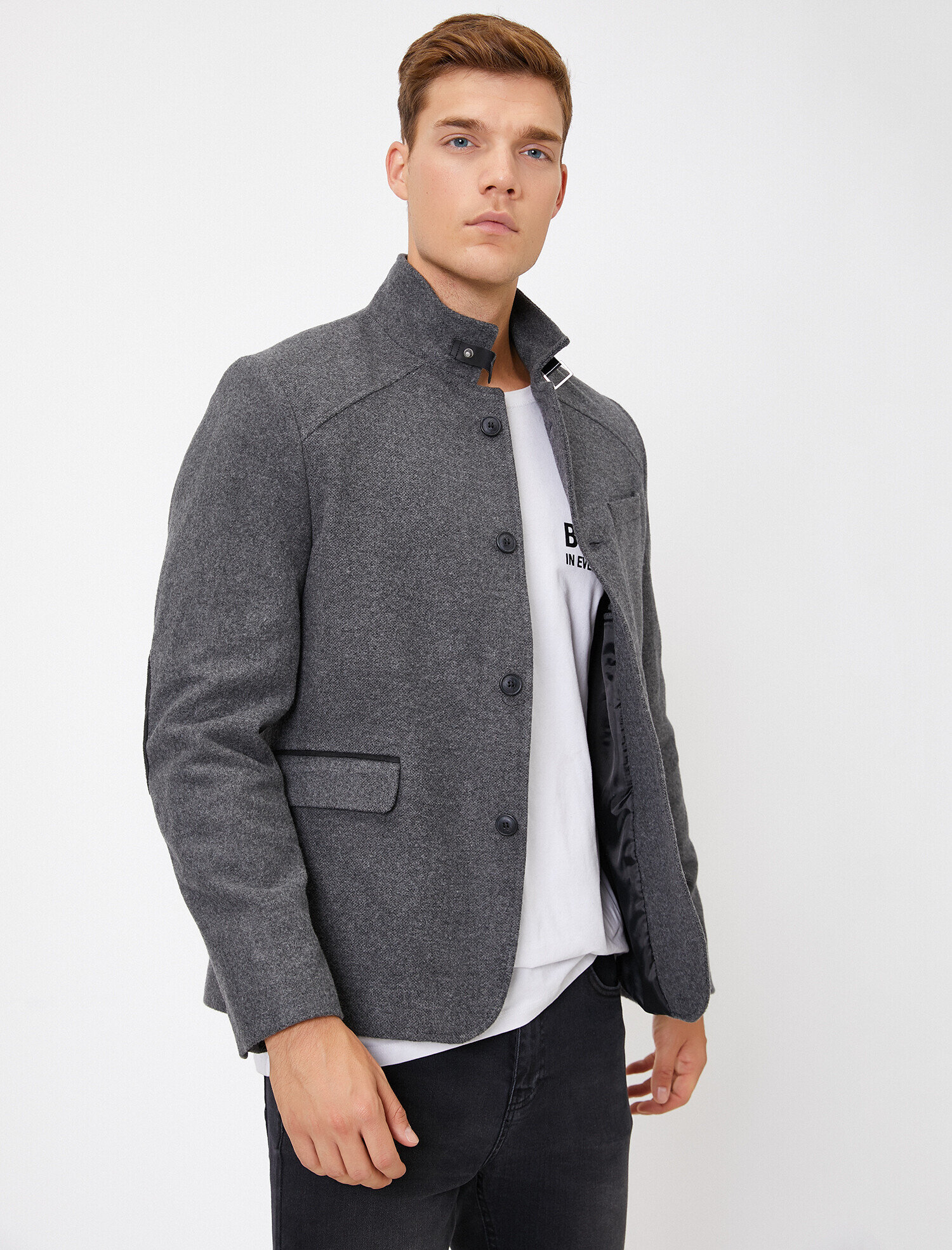   Düğme Detaylı Ceket