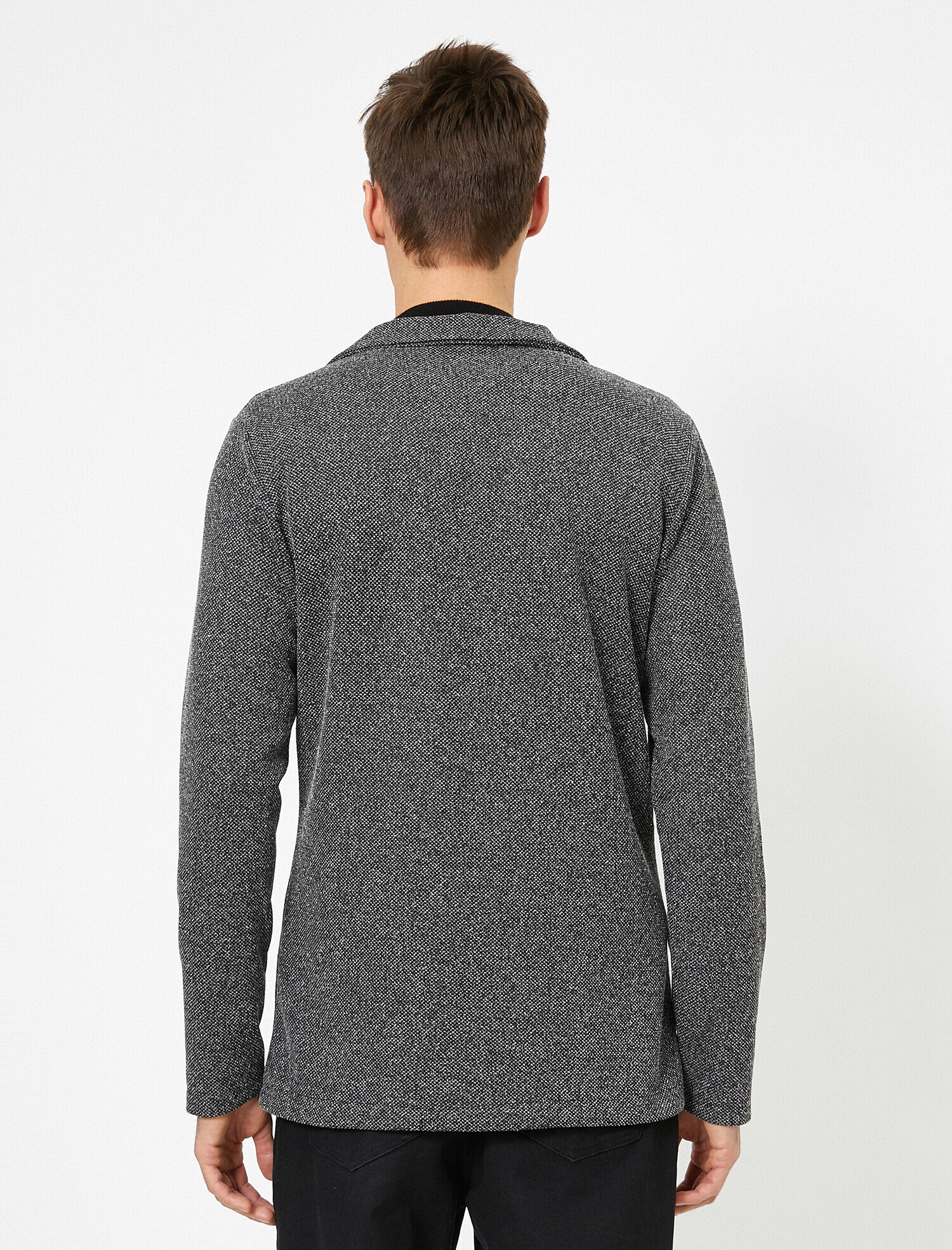   Düğme Detaylı Blazer Form Slim Fit Hırka