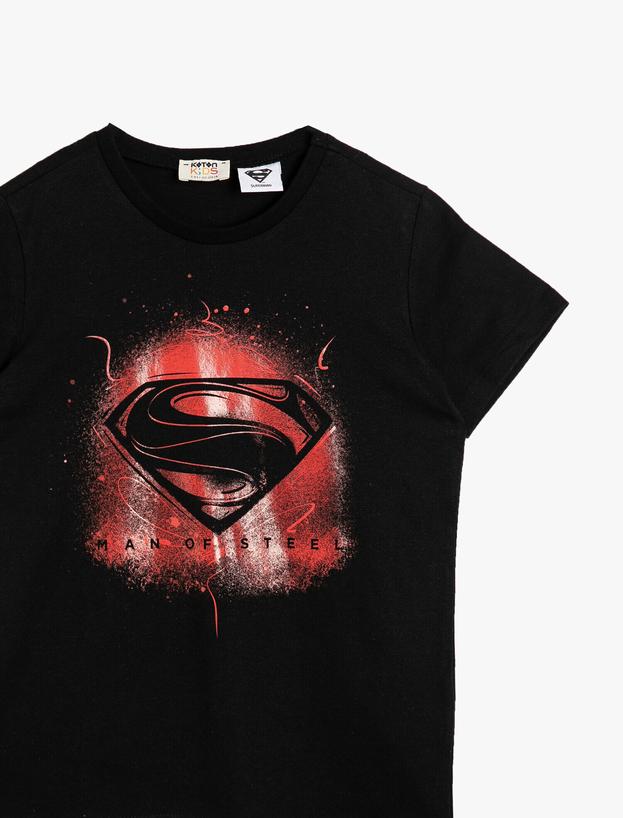  Erkek Çocuk Superman Lisanslı Baskılı Tişört