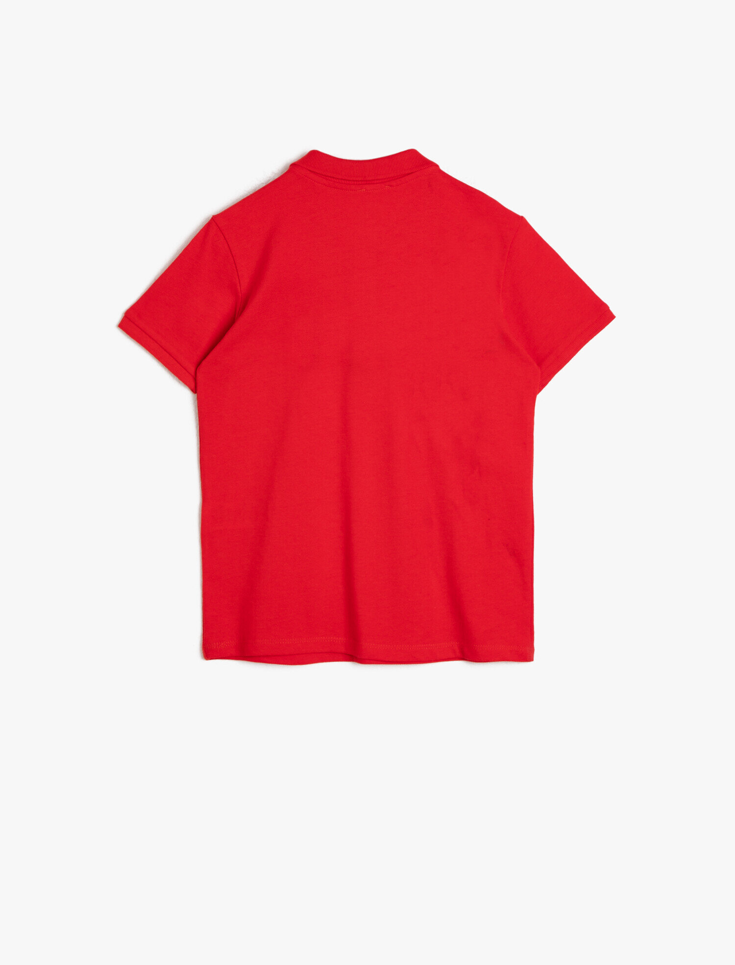 Erkek Çocuk Basic Kol Ucu Triko Detaylı Polo Pike Tişört