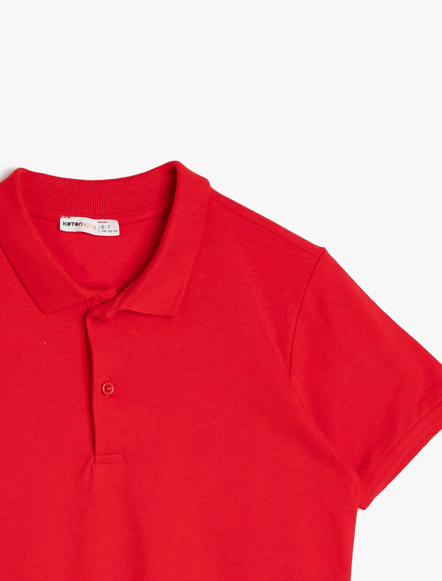 Erkek Çocuk Basic Kol Ucu Triko Detaylı Polo Pike Tişört