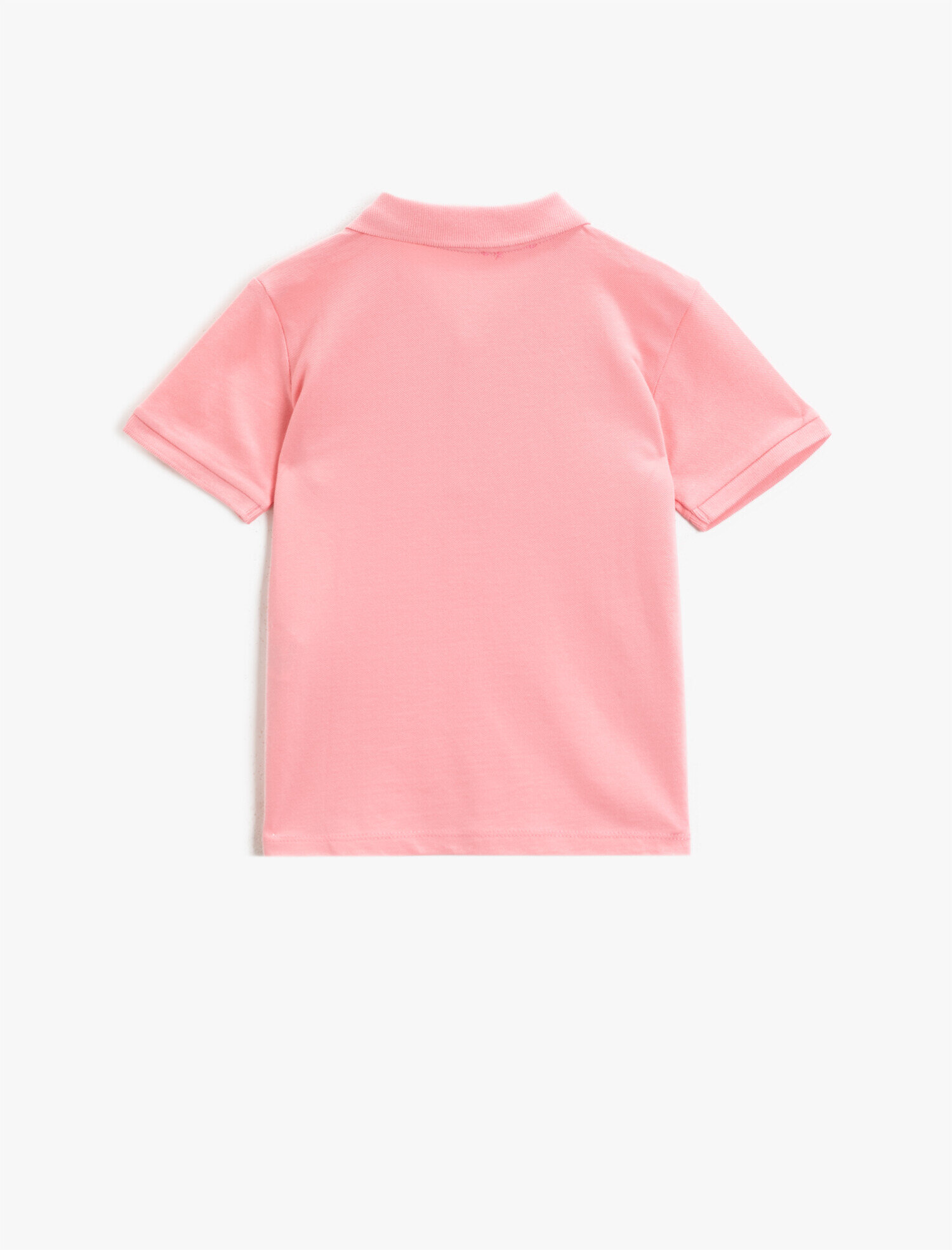 Erkek Çocuk Basic Kol Ucu Triko Detaylı Polo Pike Tişört