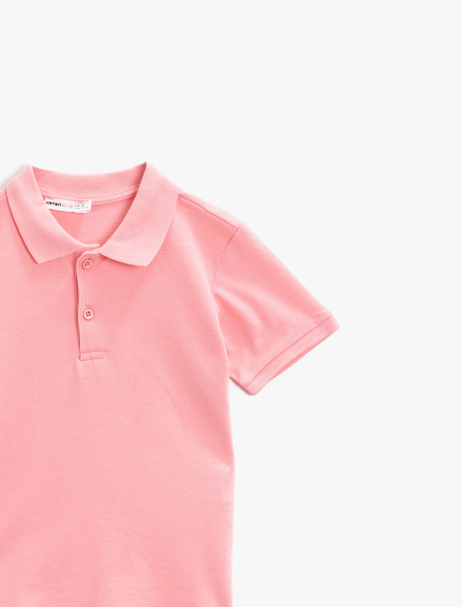 Erkek Çocuk Basic Kol Ucu Triko Detaylı Polo Pike Tişört