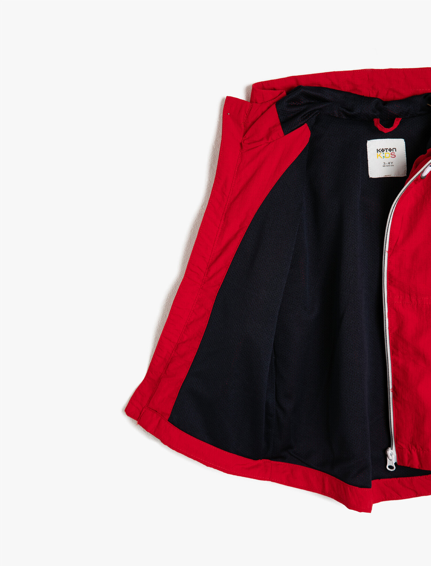  Erkek Çocuk Kapüşonlu Fermuar Detaylı Cepli Mont