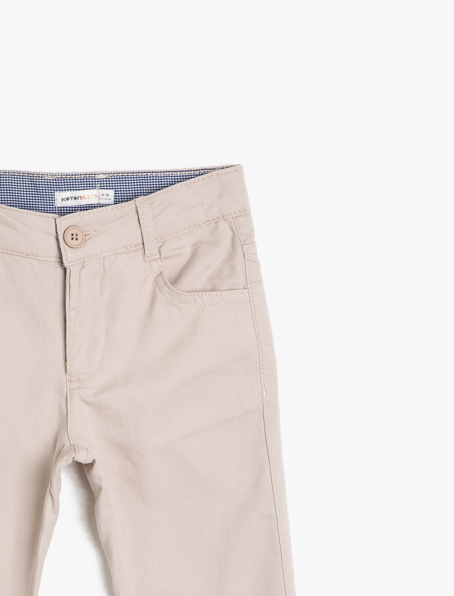 Erkek Çocuk 5 Cep Pamuk Gabardin Basic Pantalon