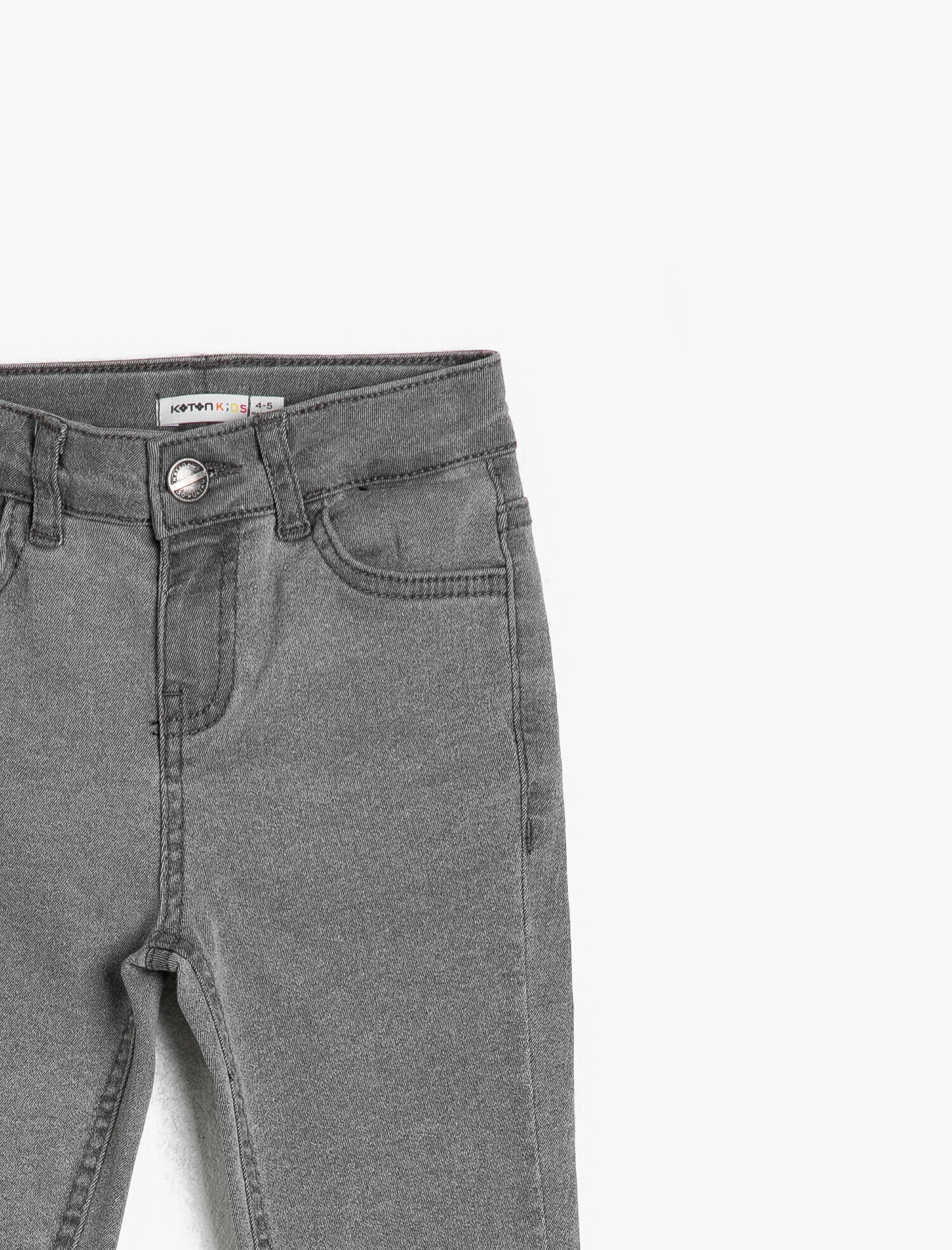  Erkek Çocuk Kot Pantolon Pamuklu Cepli - Regular Jean