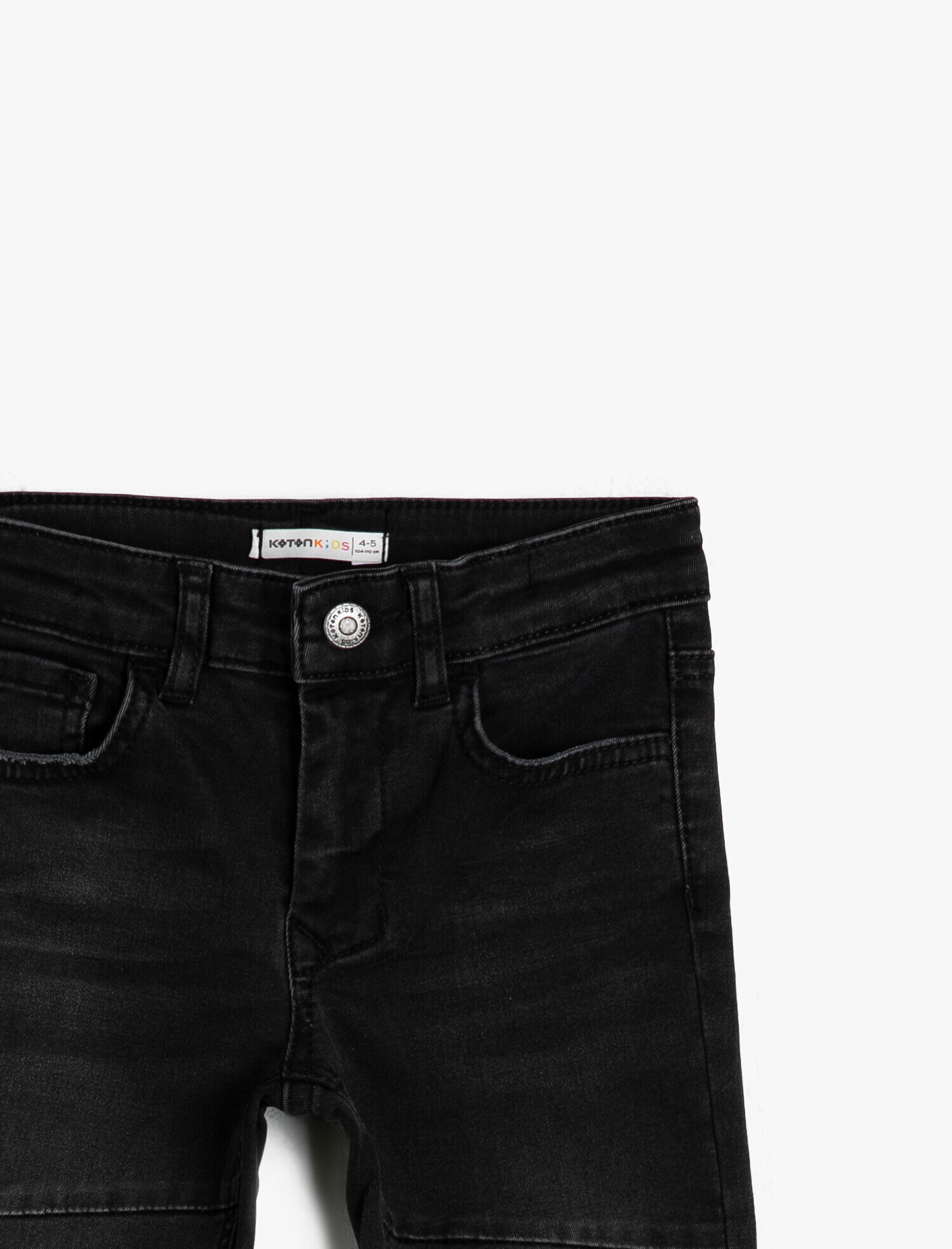  Erkek Çocuk Kot Pantolon Dar Paça Pamuklu Cepli - Slim Jean