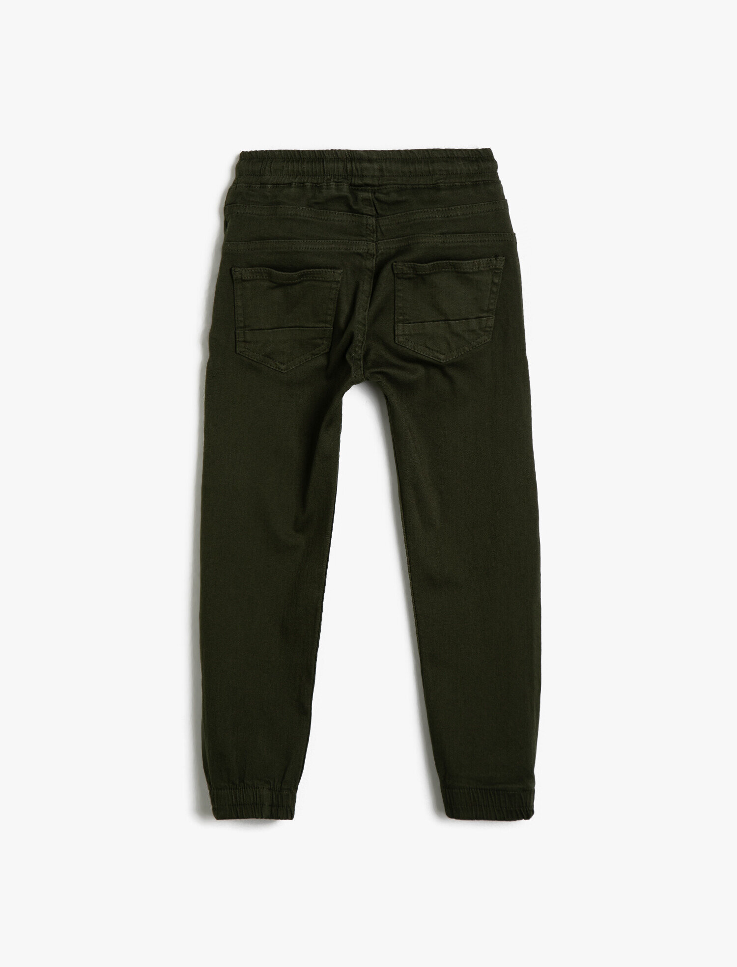  Erkek Çocuk Kot Pantolon Jogger Beli Bağlamalı Cepli - Jegging Jean