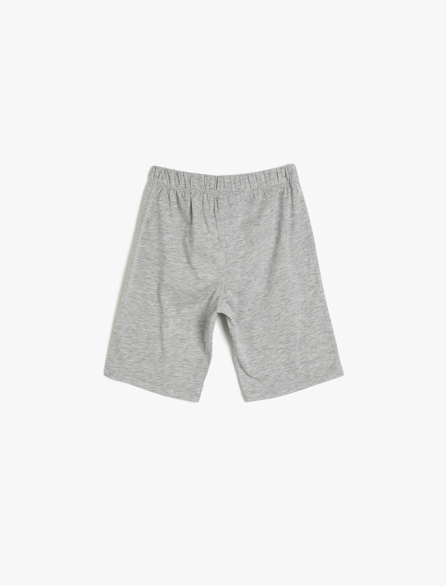  Erkek Çocuk Baskılı Şort Pamuklu Beli Lastikli