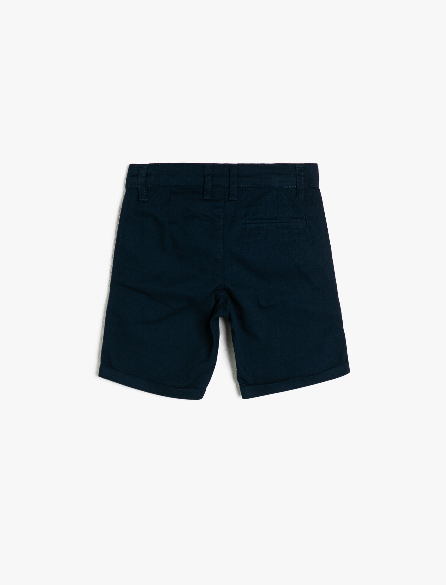  Erkek Çocuk Normal Bel Pamuklu Düğmeli Chino Kesim Basic Şort