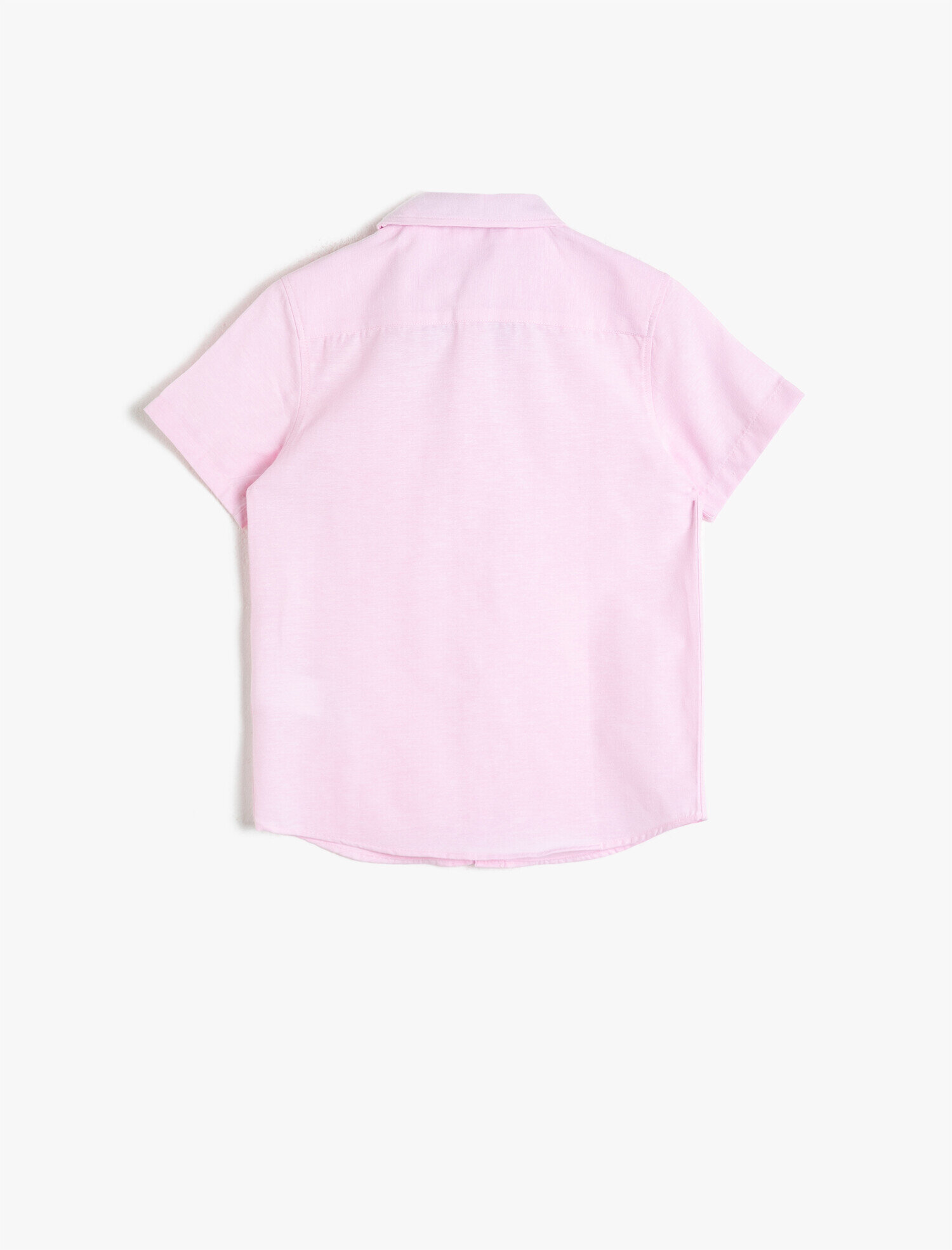  Erkek Çocuk Cepli Papyonlu Kısa Kollu Klasik Yaka Gömlek