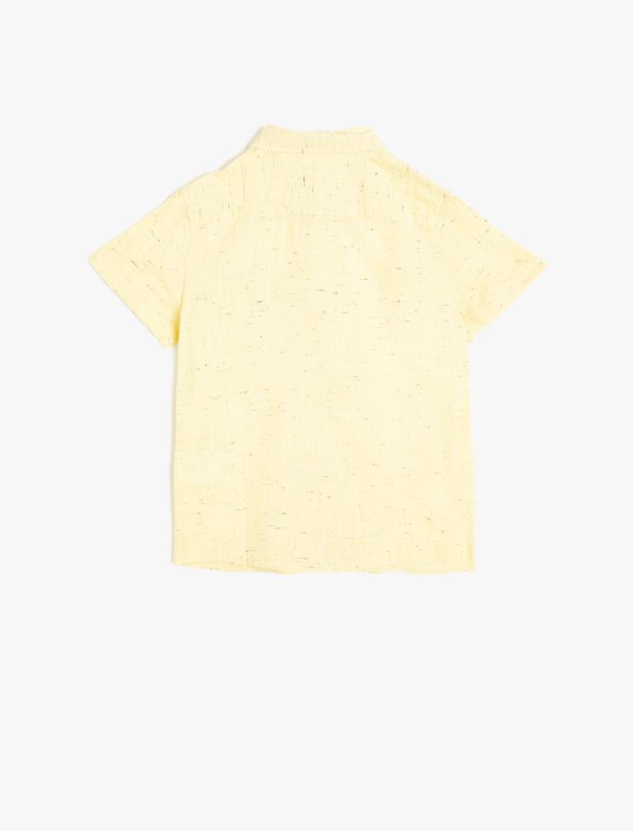 Erkek Çocuk Cep Detaylı Gömlek