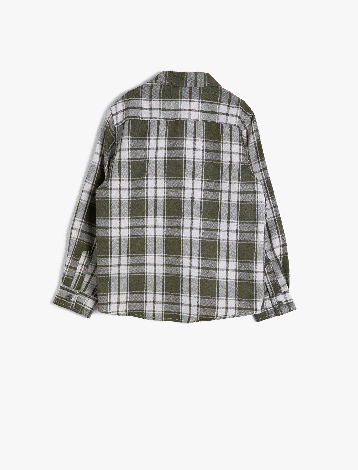  Erkek Çocuk Klasik Yaka Uzun Kollu Kareli Gömek