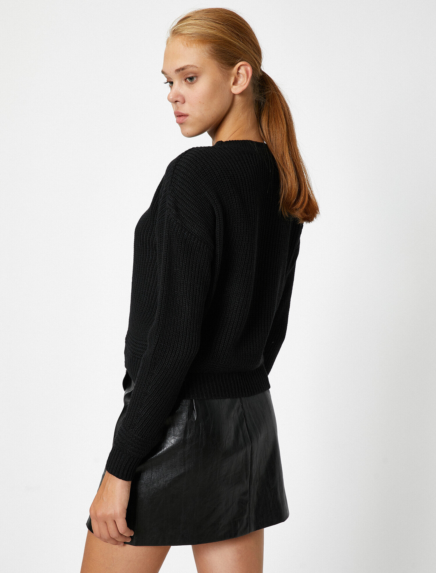   Uzun Kollu Triko Kazak