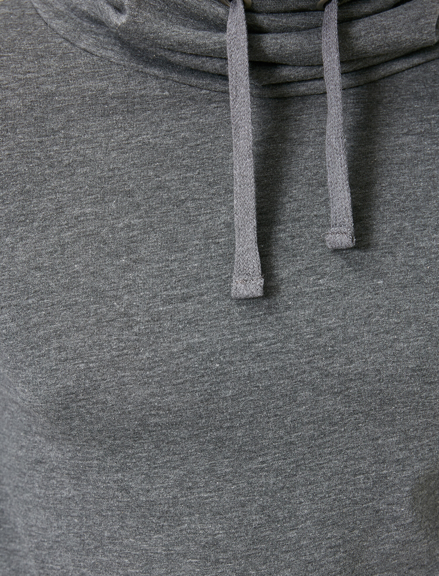   Slim Fit Pamuklu Şal Yaka Basic Uzun Kollu Tişört