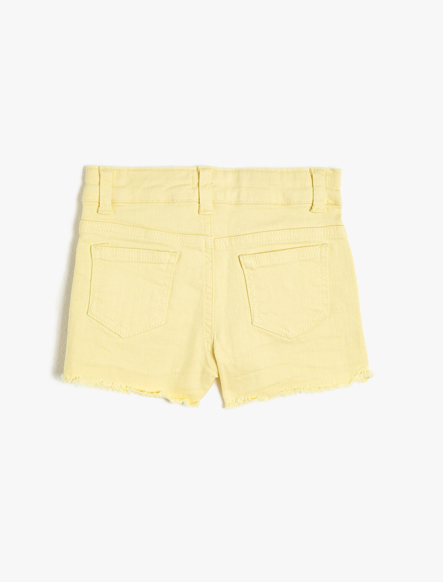  Kız Çocuk İşlemeli Jean Şort