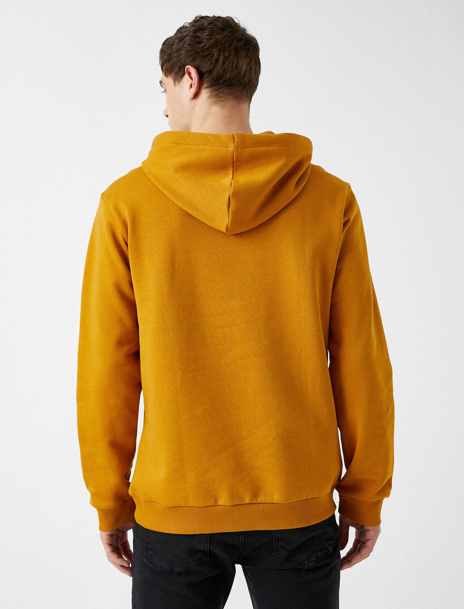   Pamuklu Baskılı Kapüşonlu Sweatshirt