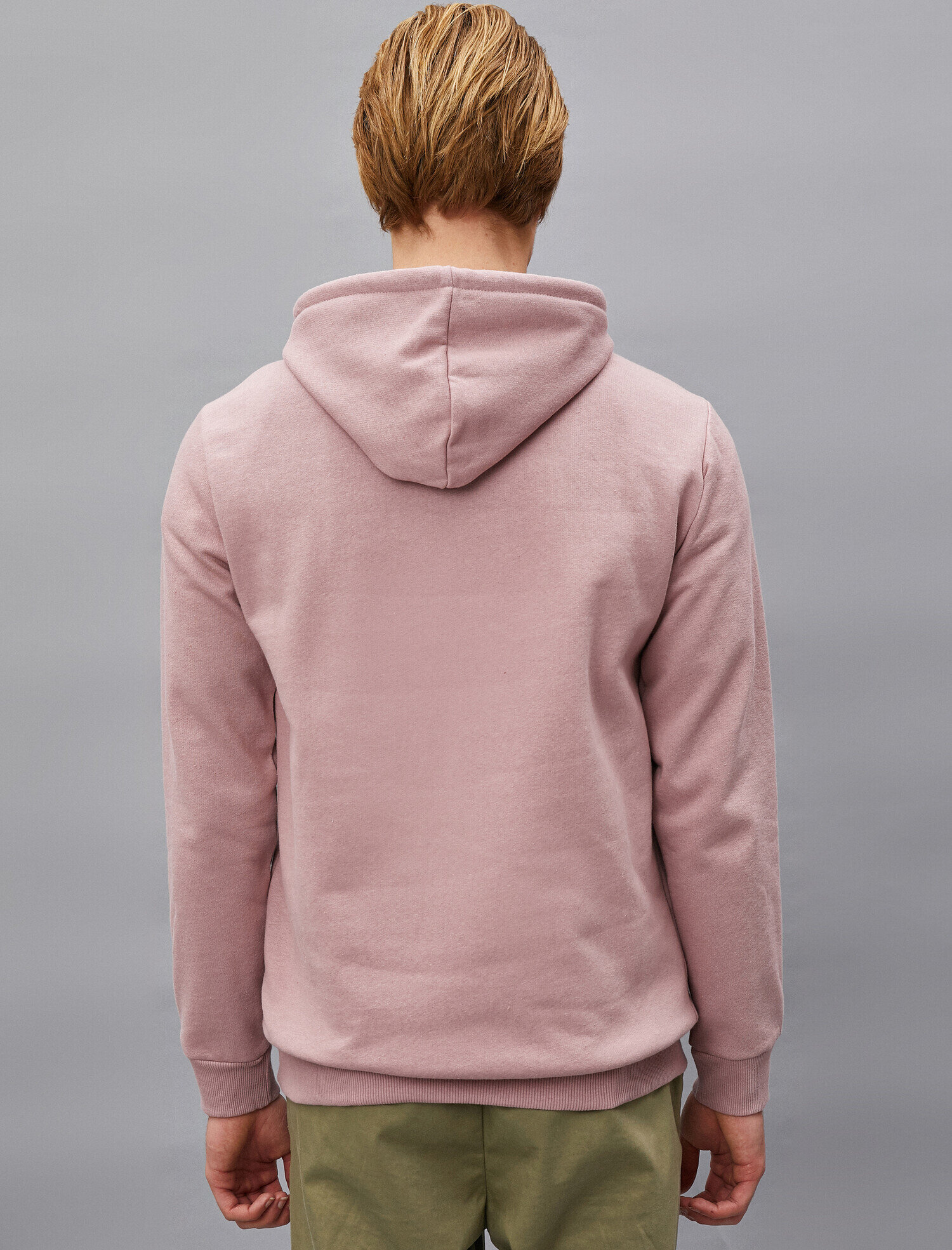   Uzun Kollu Kapüşonlu Slogan Baskılı Sweatshirt