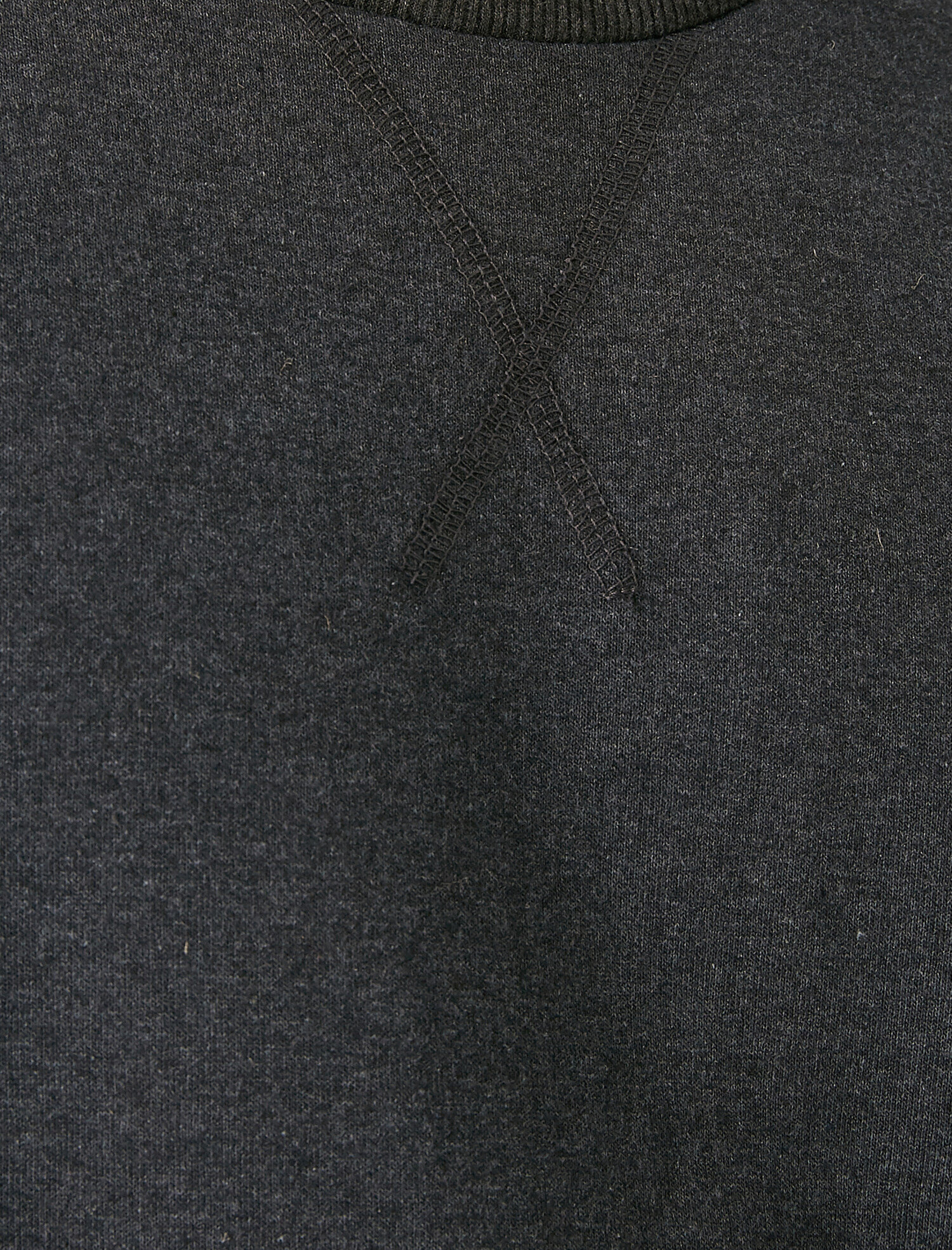 Bisiklet Yaka Basic Sweatshirt