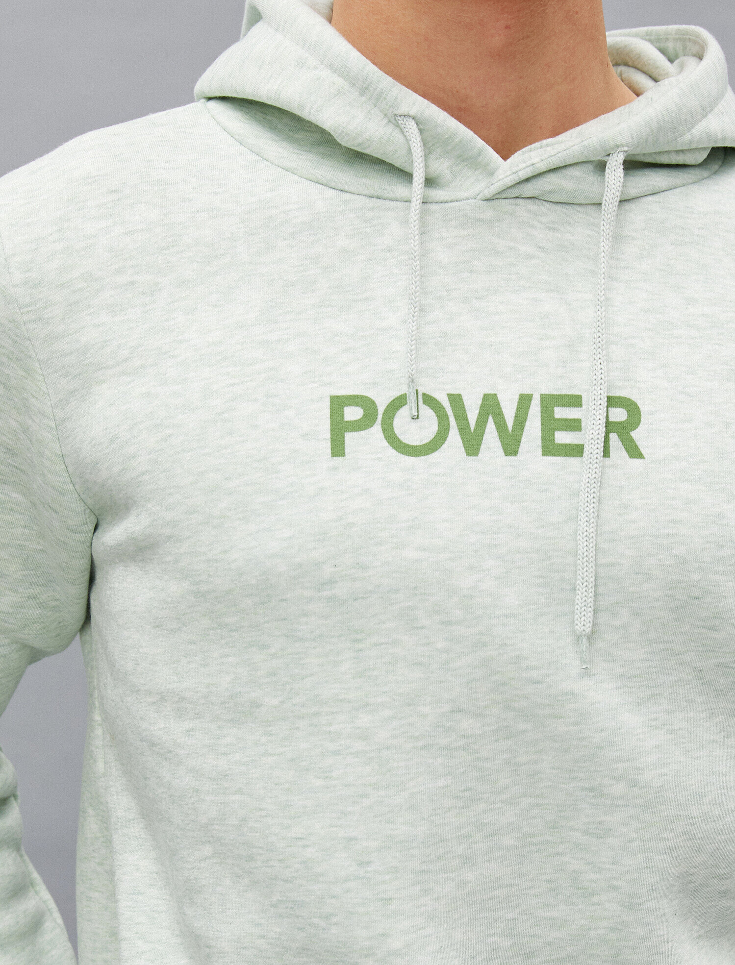   Kapüşonlu Baskılı Uzun Kollu Sweatshirt