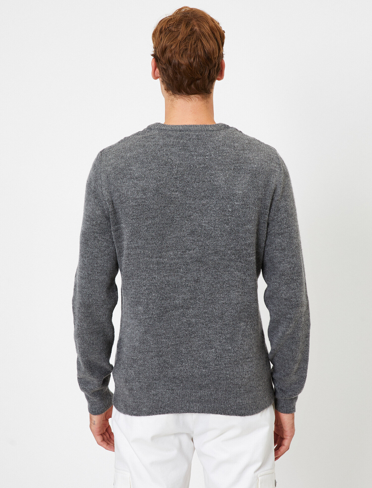   Bisiklet Yaka Slim Fit Triko Kazak