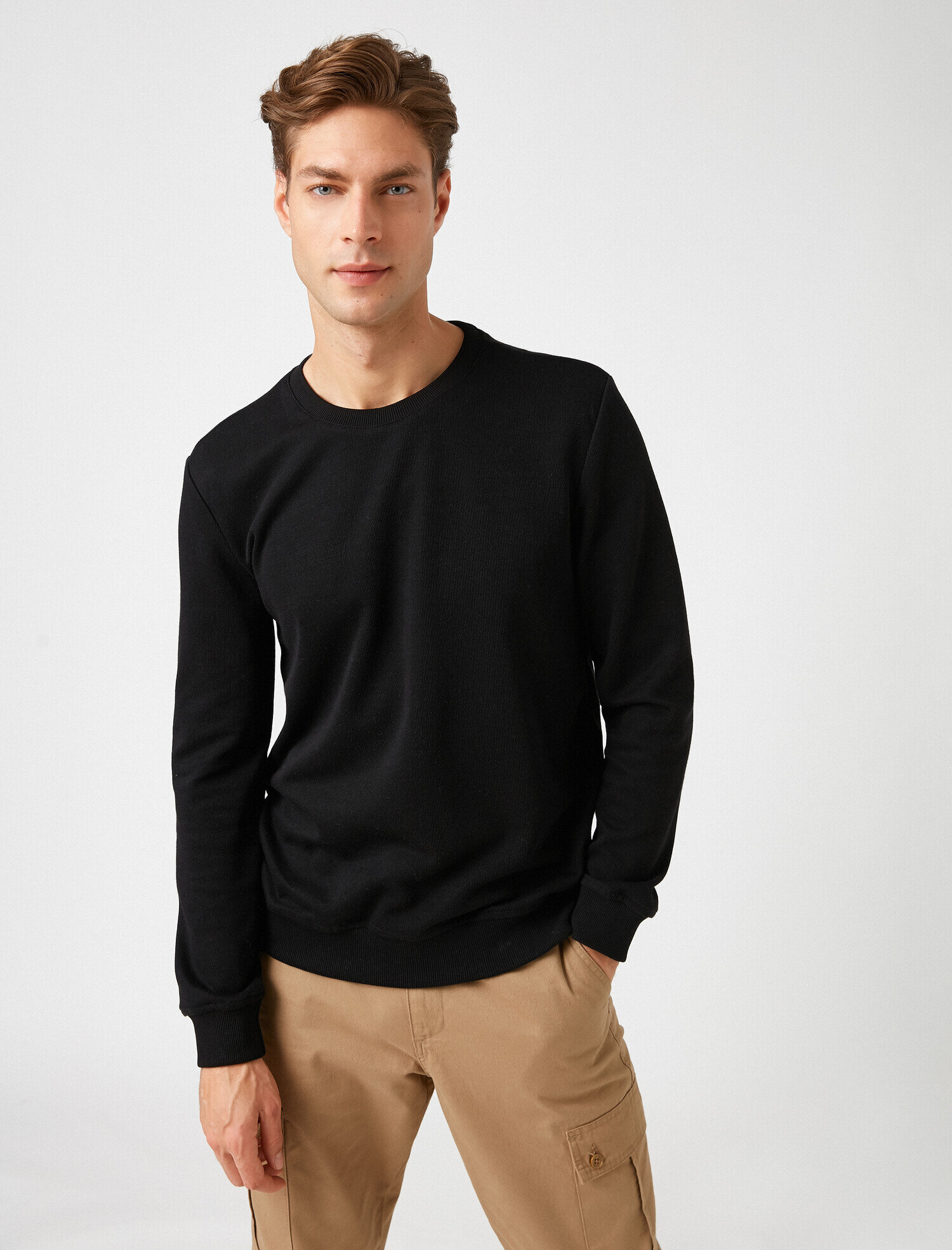   Bisiklet Yaka Basic Kazak