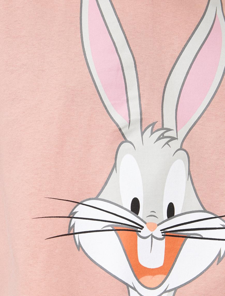   Bugs Bunny Baskılı Lisanslı Kısa Kollu Tişört