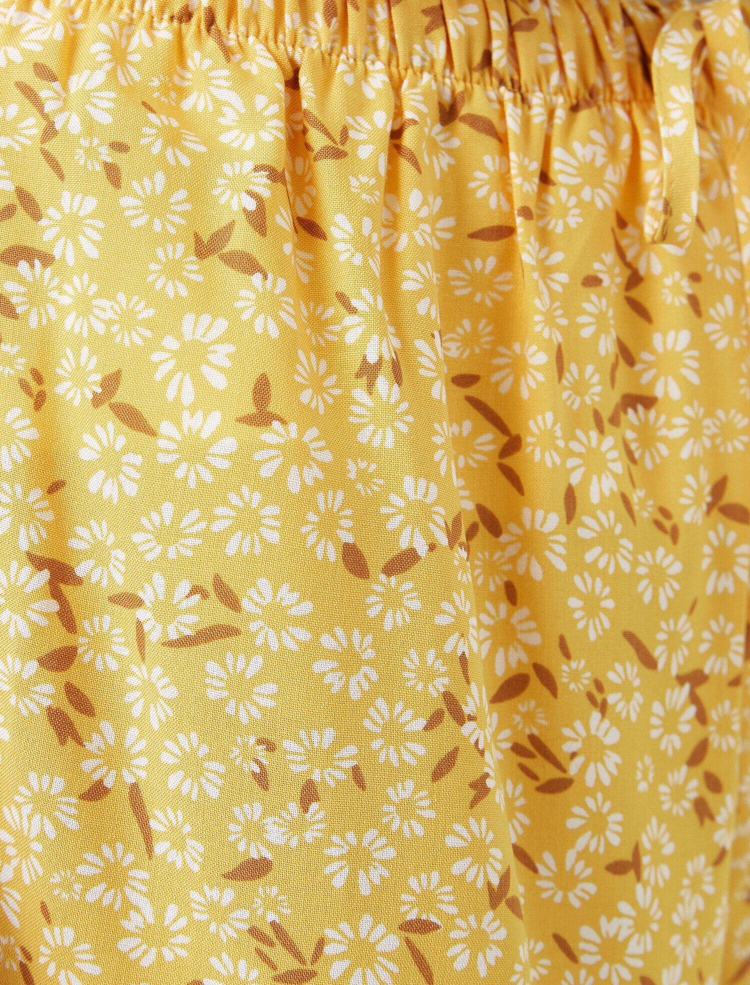   Çiçekli Fırfırlı Şort