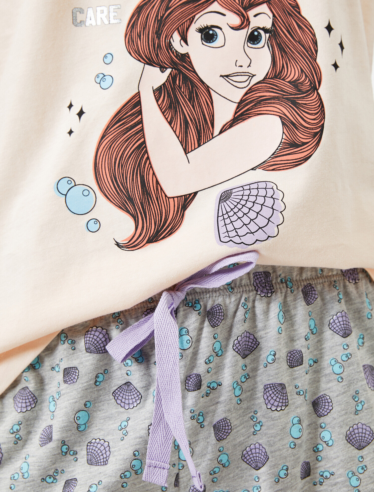   Pamuklu Disney Lisanslı Baskılı Pijama Seti