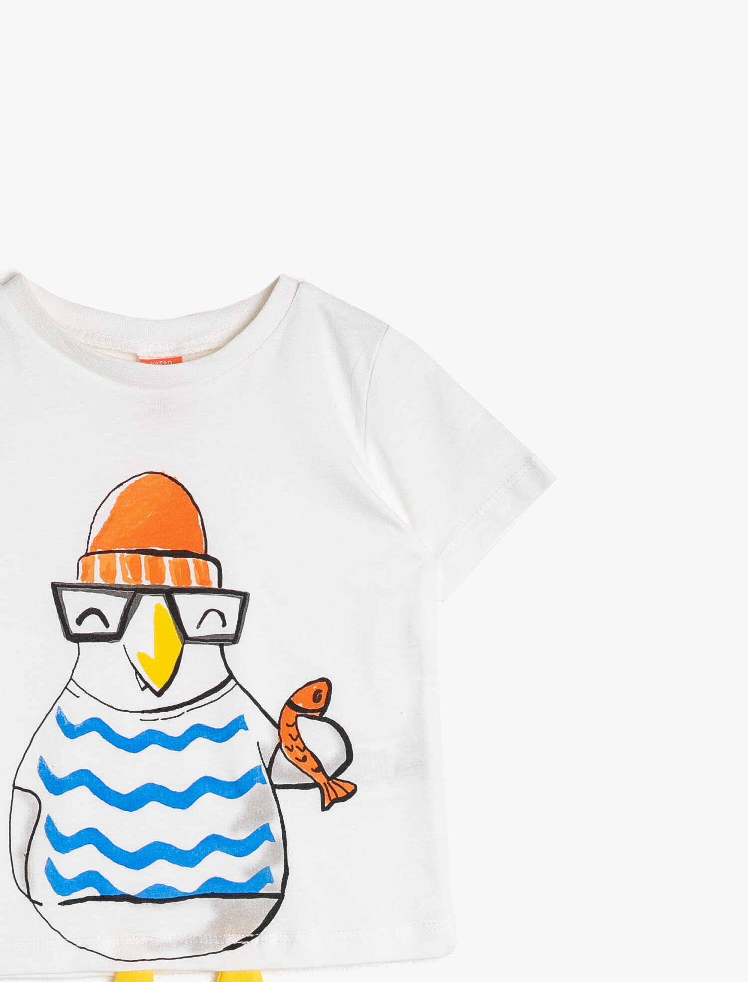  Erkek Bebek Baskılı Tişört Kısa Kollu