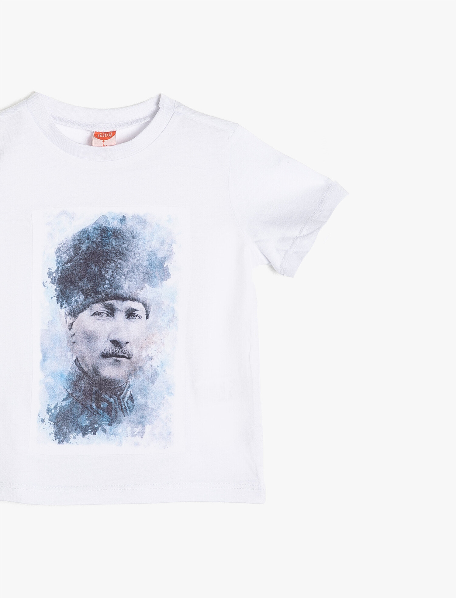  Erkek Bebek Atatürk Baskılı Tişört