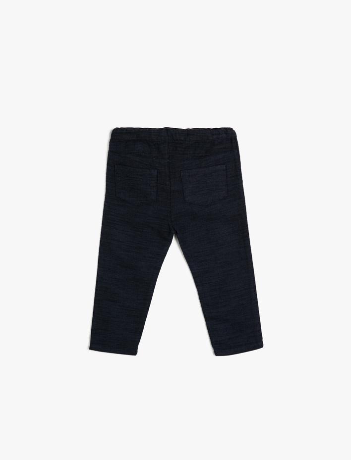 Erkek Bebek Beli Bağlamalı Pantolon