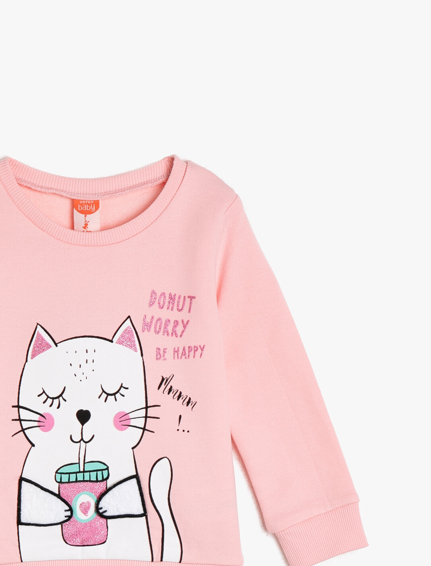  Kız Bebek Baskılı Sweatshirt