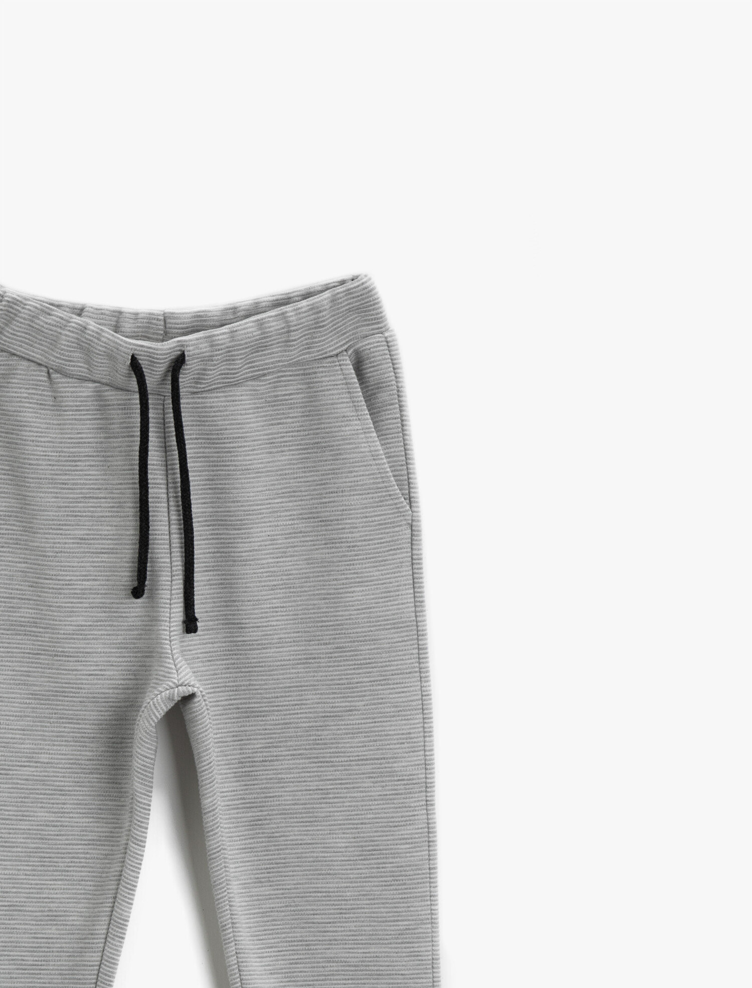 Erkek Çocuk Lastikli Eşofman Altı Basic Önü Bağlamalı