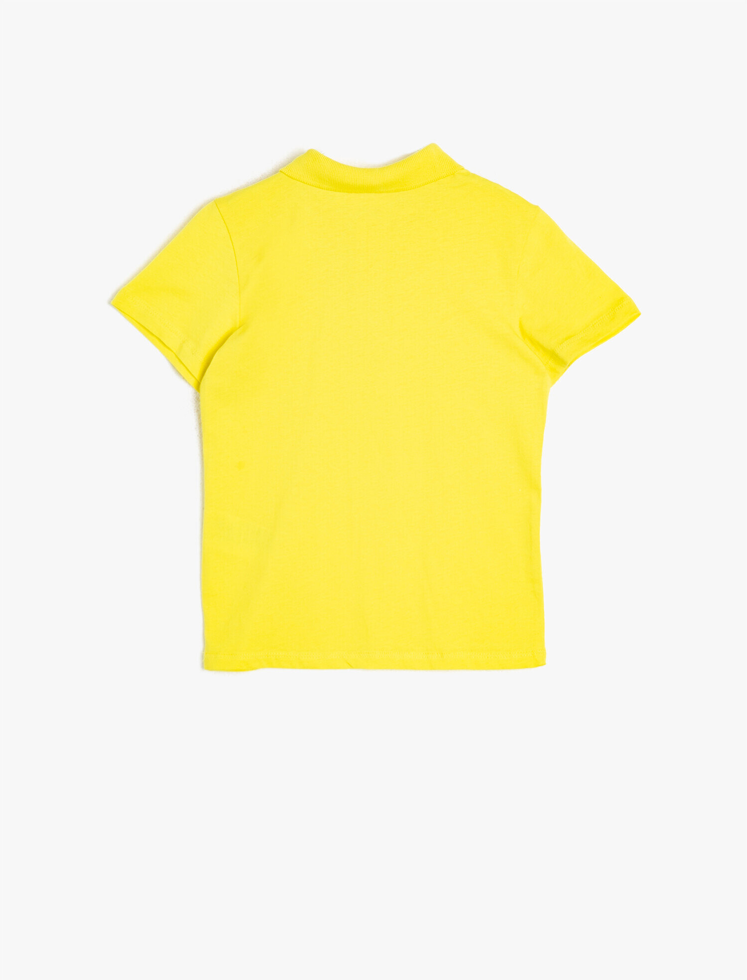  Erkek Çocuk Polo Yaka Pamuklu Düğmeli Kısa Kollu Tişört