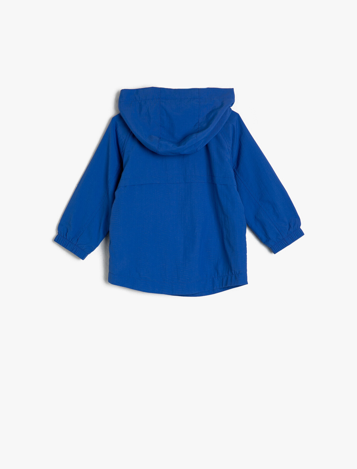  Erkek Bebek Kapüşonlu Fermuarlı Cepli Mont