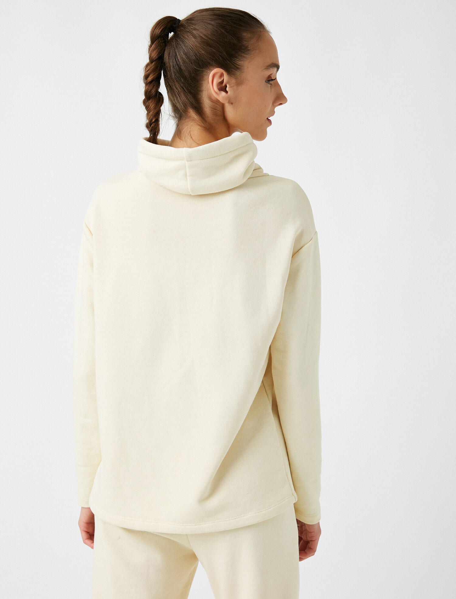 Respect Life | Yaşama Saygı - Organik Pamuklu Yazılı Baskılı Sweatshirt