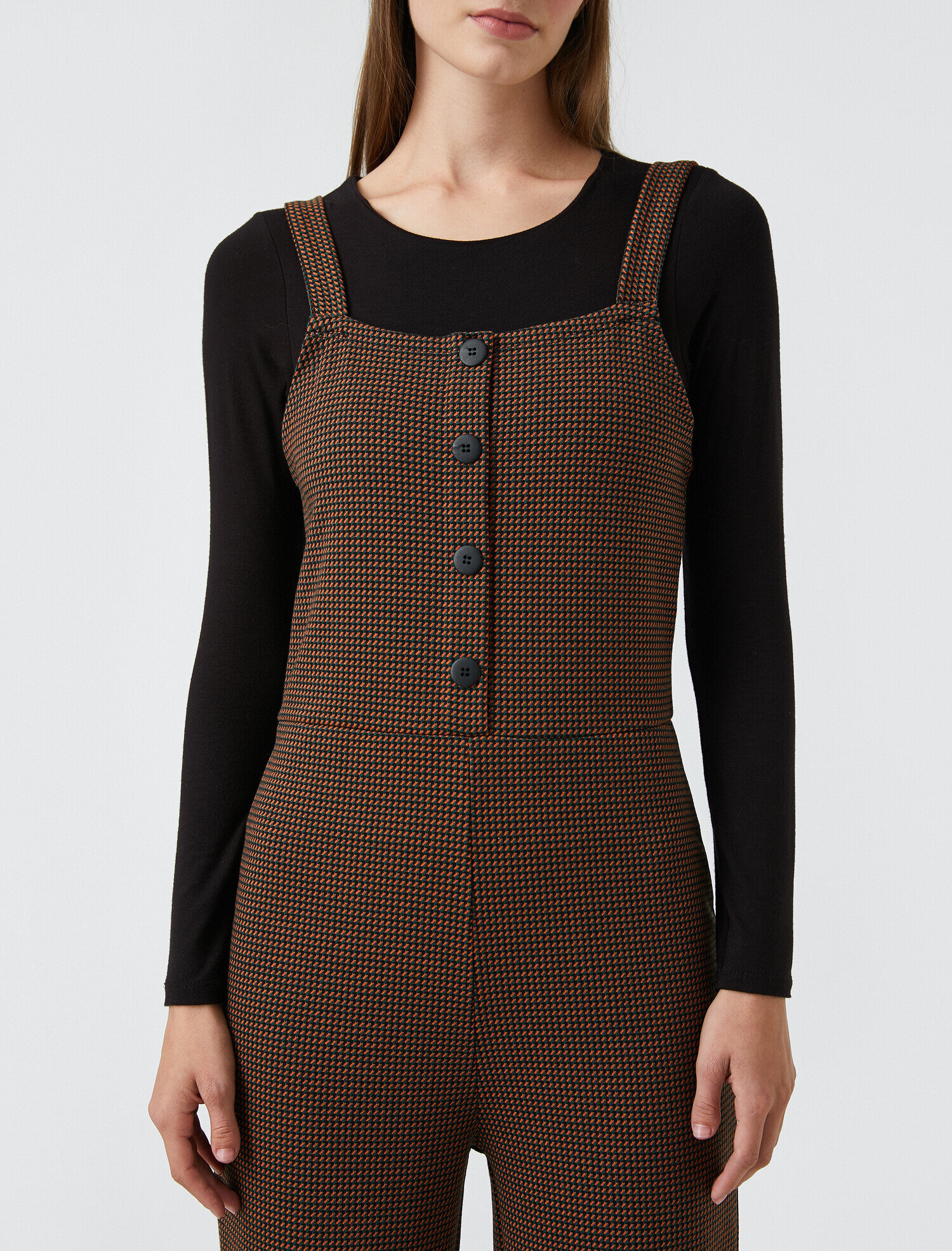   Düğme Detaylı Tulum