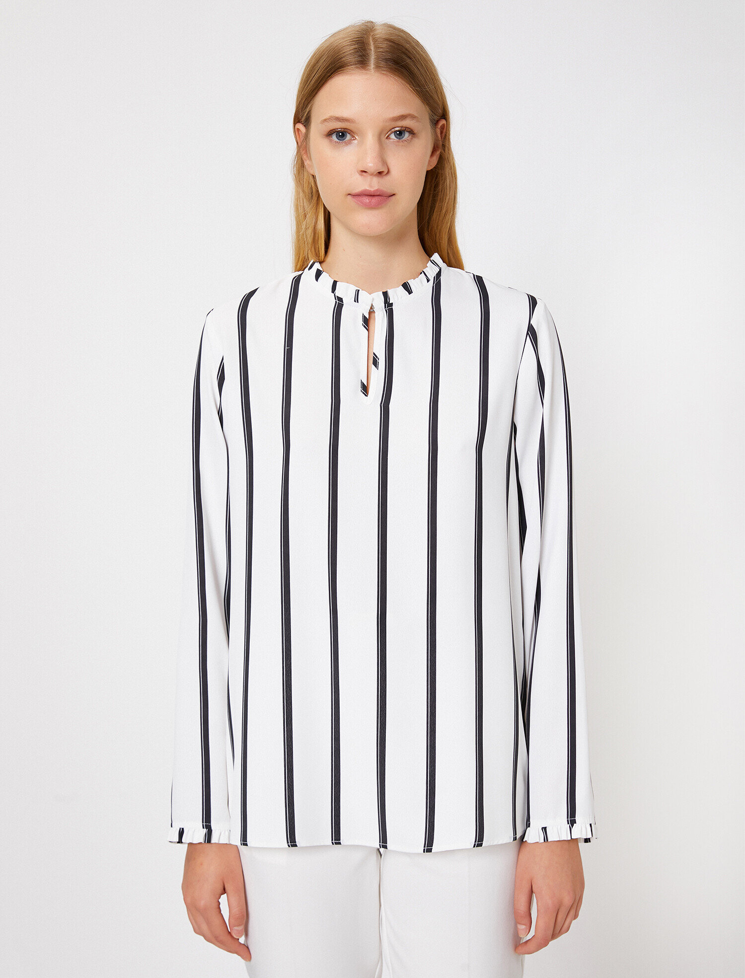   Çizgili Bluz