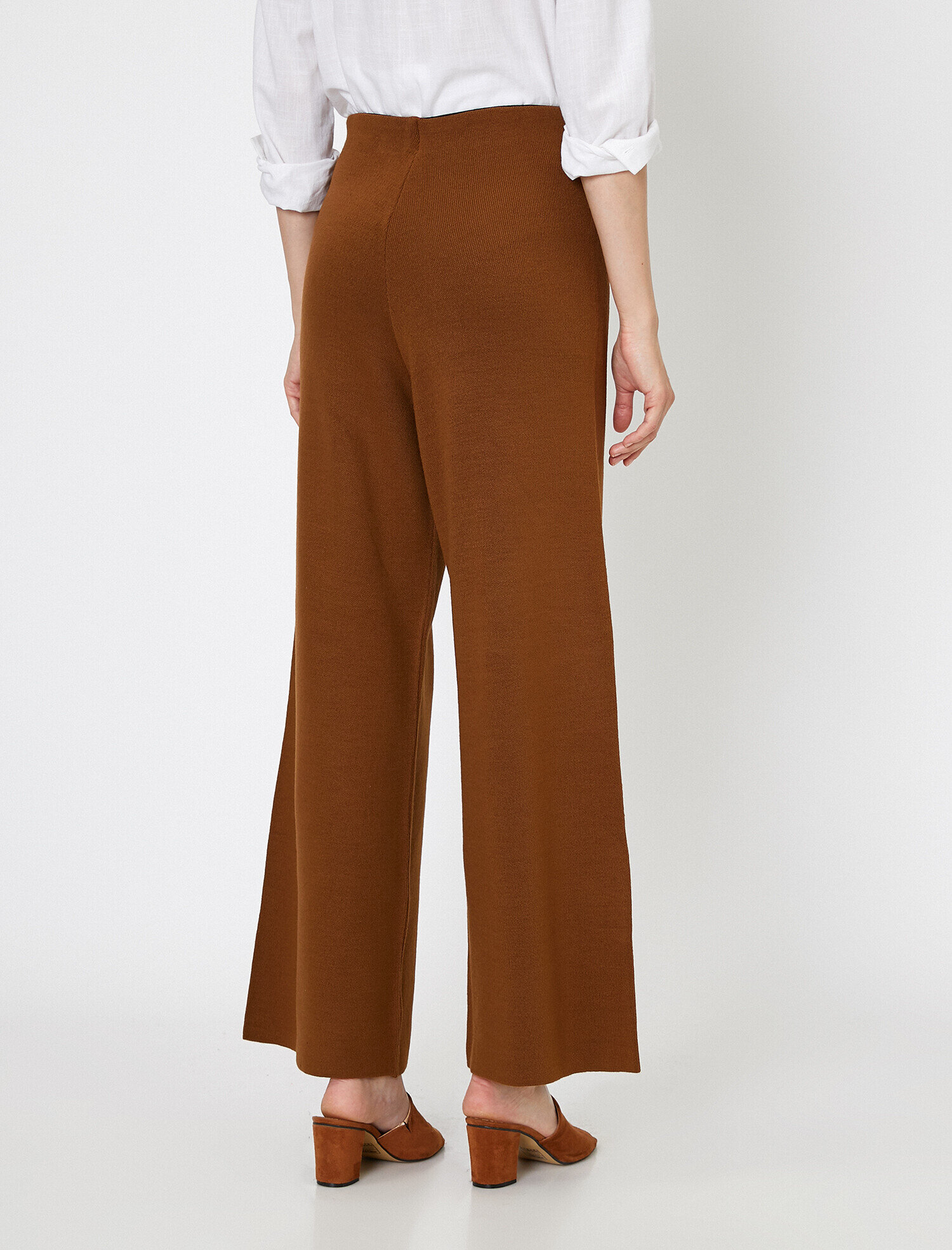   İspanyol Paça Triko Pantolon