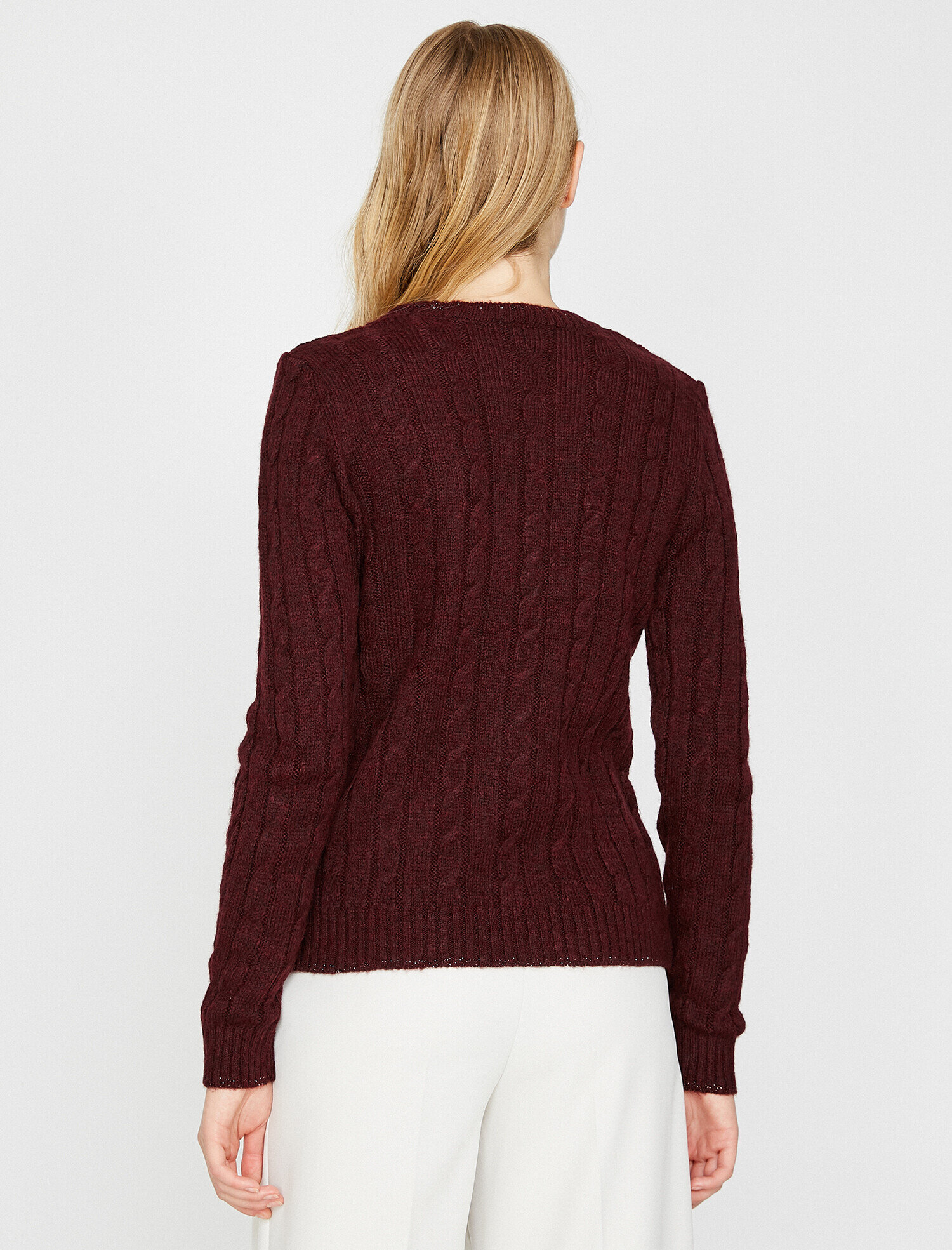   Bisiklet Yaka Triko Kazak