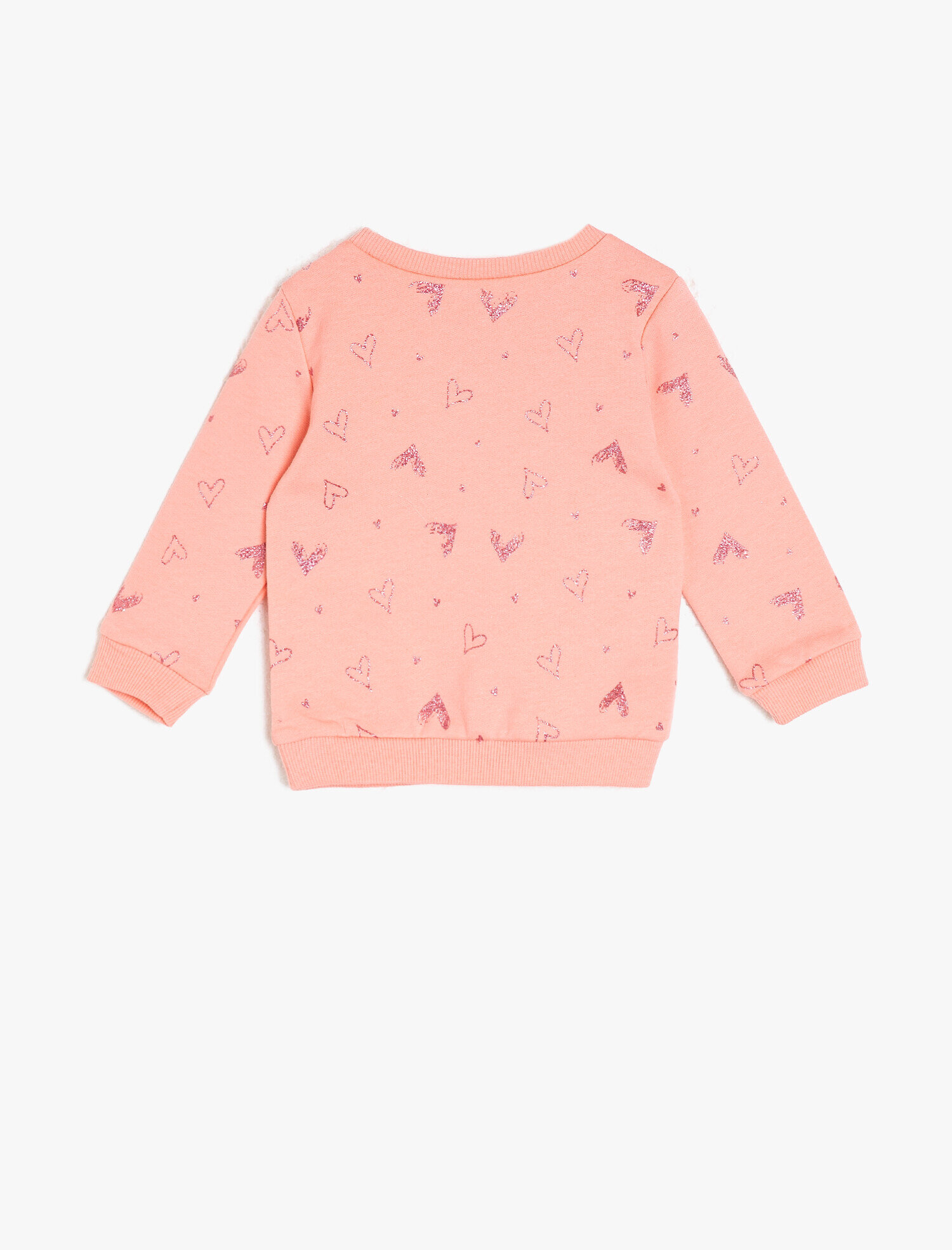  Kız Bebek Baskılı Sweatshirt Uzun Kollu