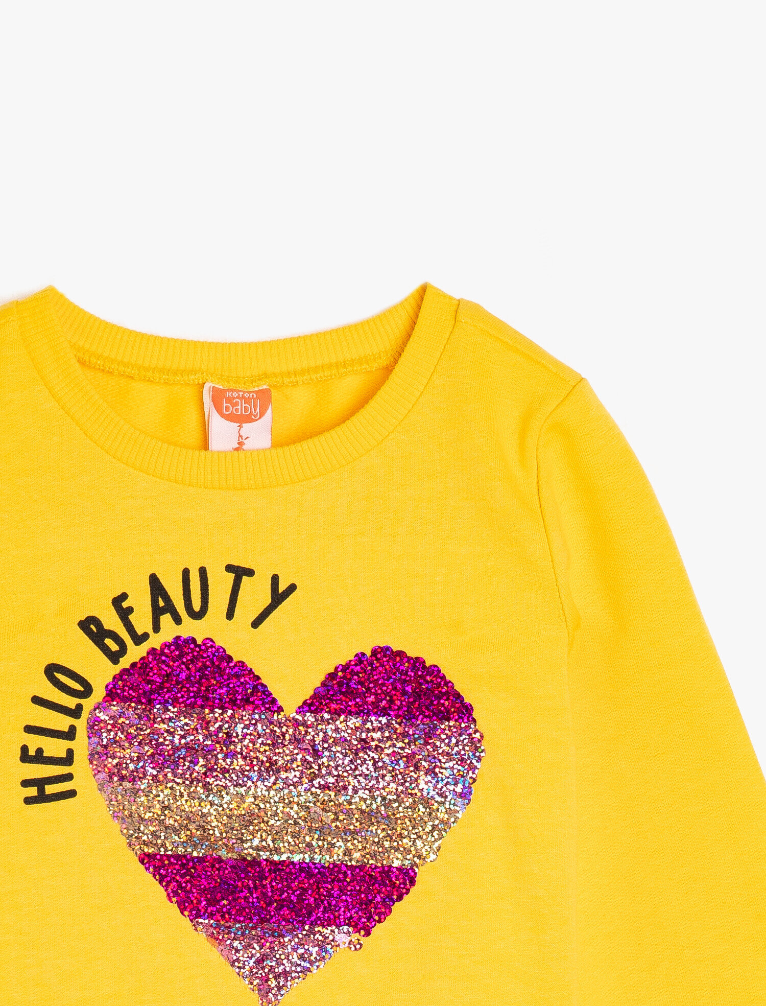 Kız Bebek Baskılı Sweathirt Uzun Kollu