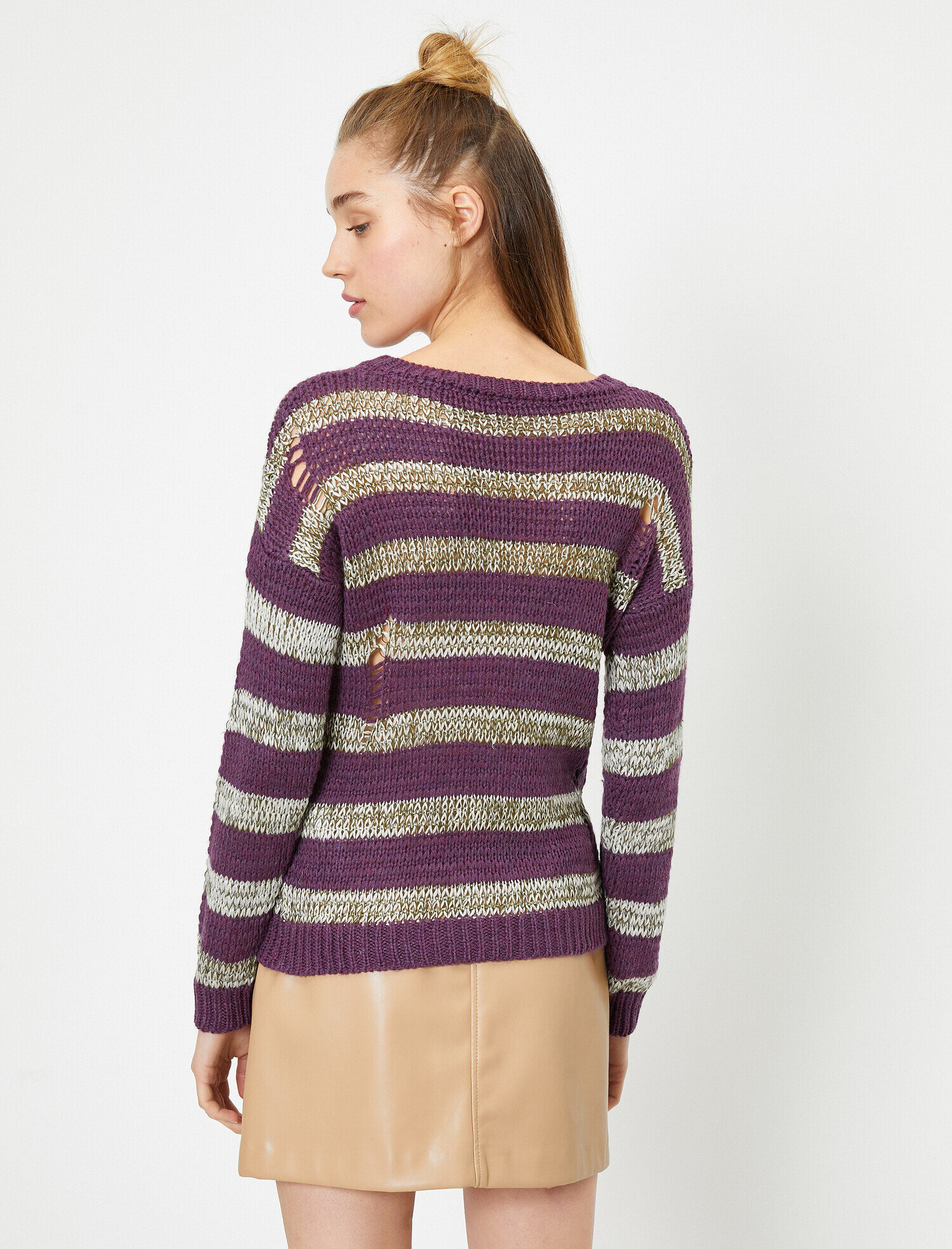   Örgülü Triko Kazak