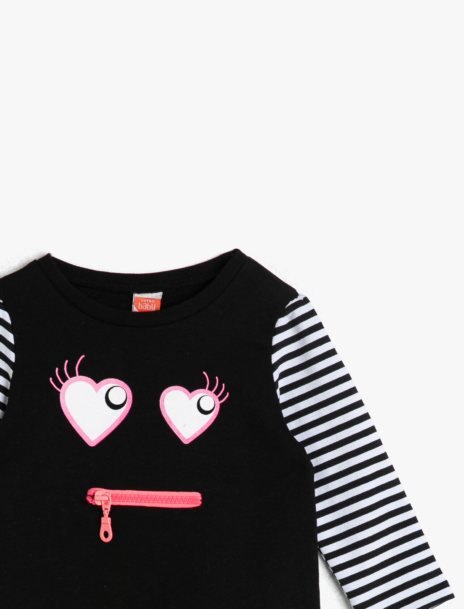 Kız Bebek Çizgili Elbise