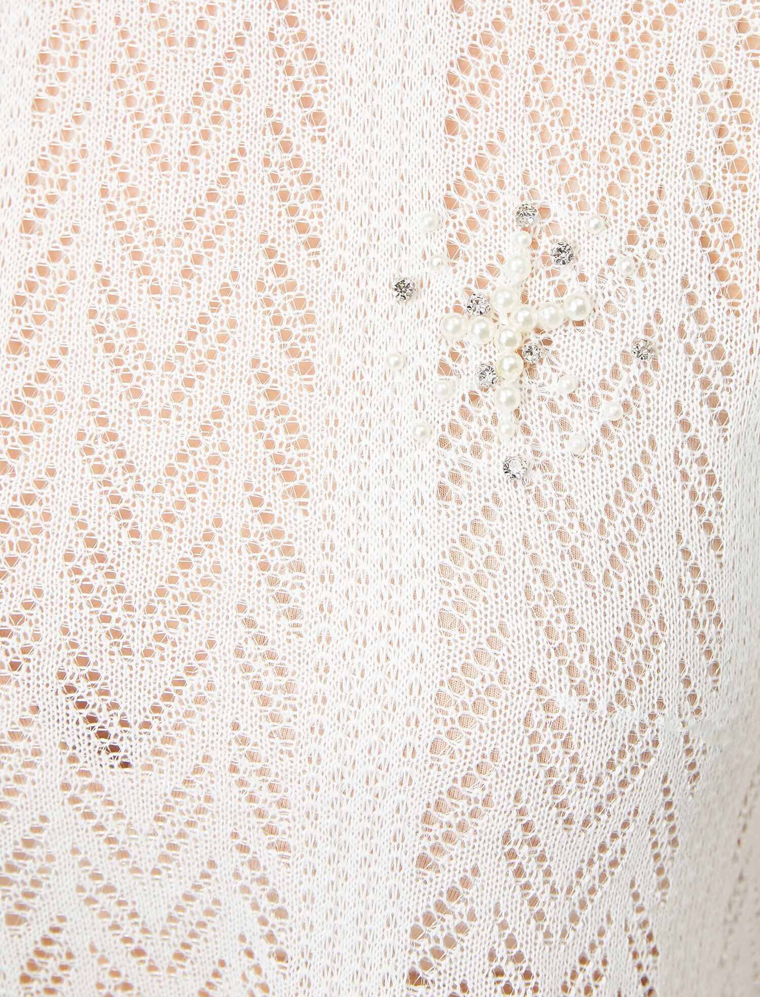   Taş Detaylı Bisiklet Yaka Tişört