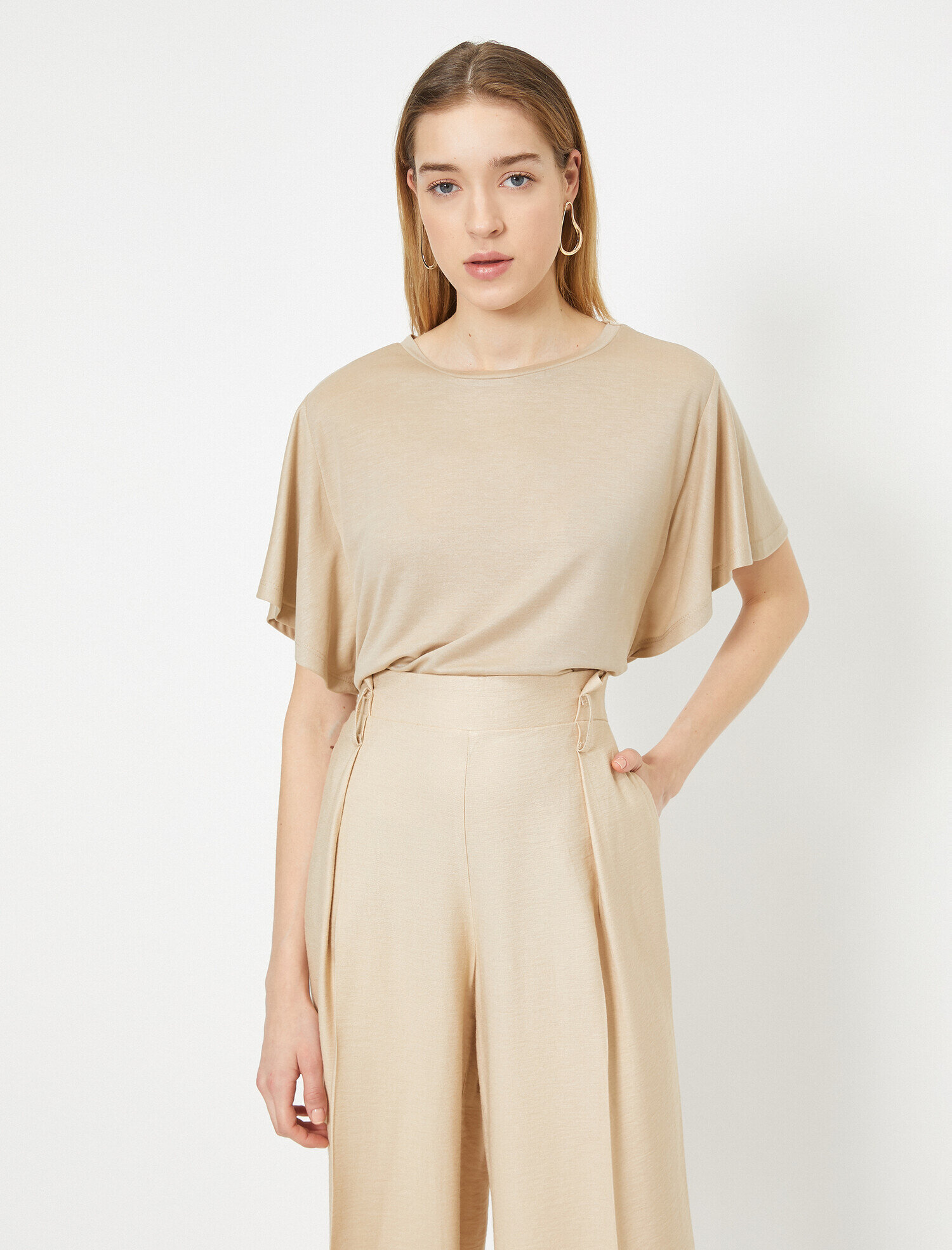   Bisiklet Yaka Kısa Kollu Tişört